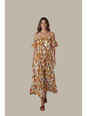 ombre dress maxi Beyond The Stars Maxi Dress Auburn Ombre